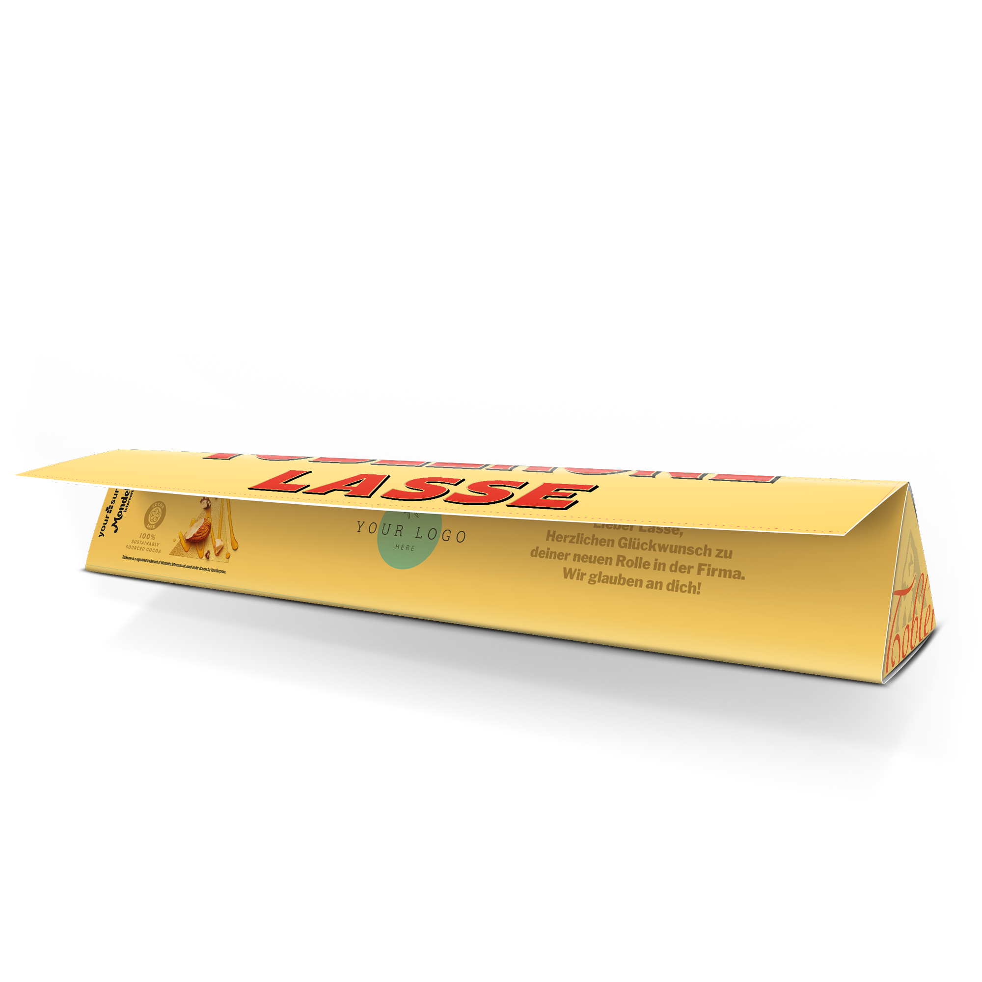 Toblerone mit Namen