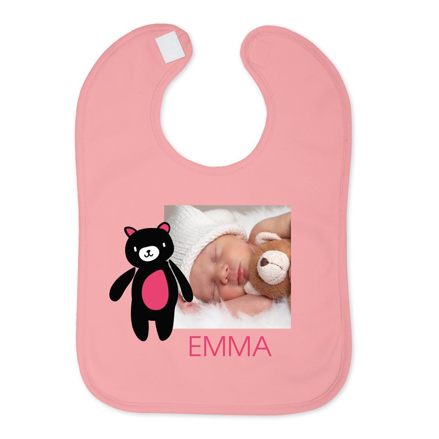 Babero personalizado - Rosa