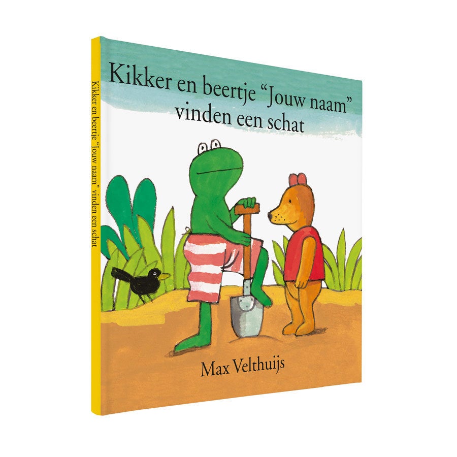 Boek "Kikker en Beer vinden een schat" personaliseren