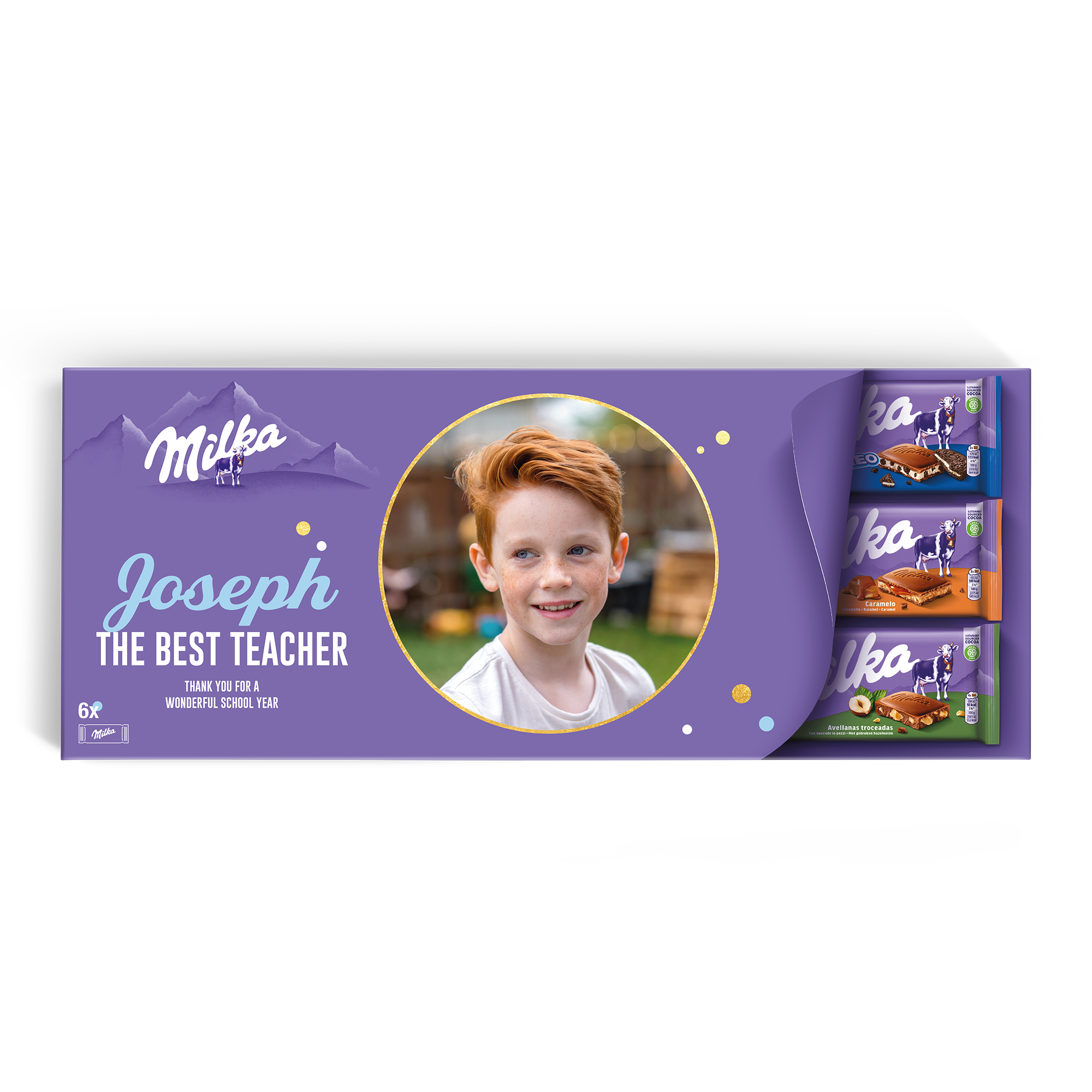 XXL personalised Milka chocolate bar