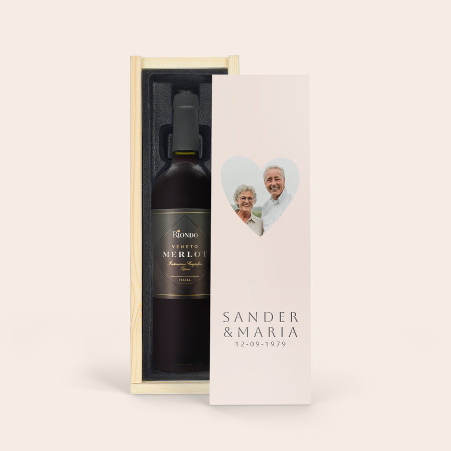 Wijn Riondo Merlot personaliseren Wijn Riondo Merlot personaliseren