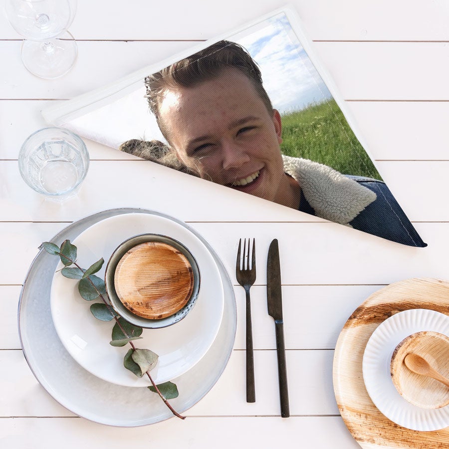 Személyre szabott szalvéták - 40x40cm (2 készlet)