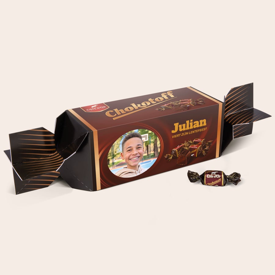 Gepersonaliseerd Chokotoff cadeau Gepersonaliseerd Chokotoff cadeau