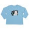 Camisa de bebé personalizada - manga comprida - azul bebé - 62/68