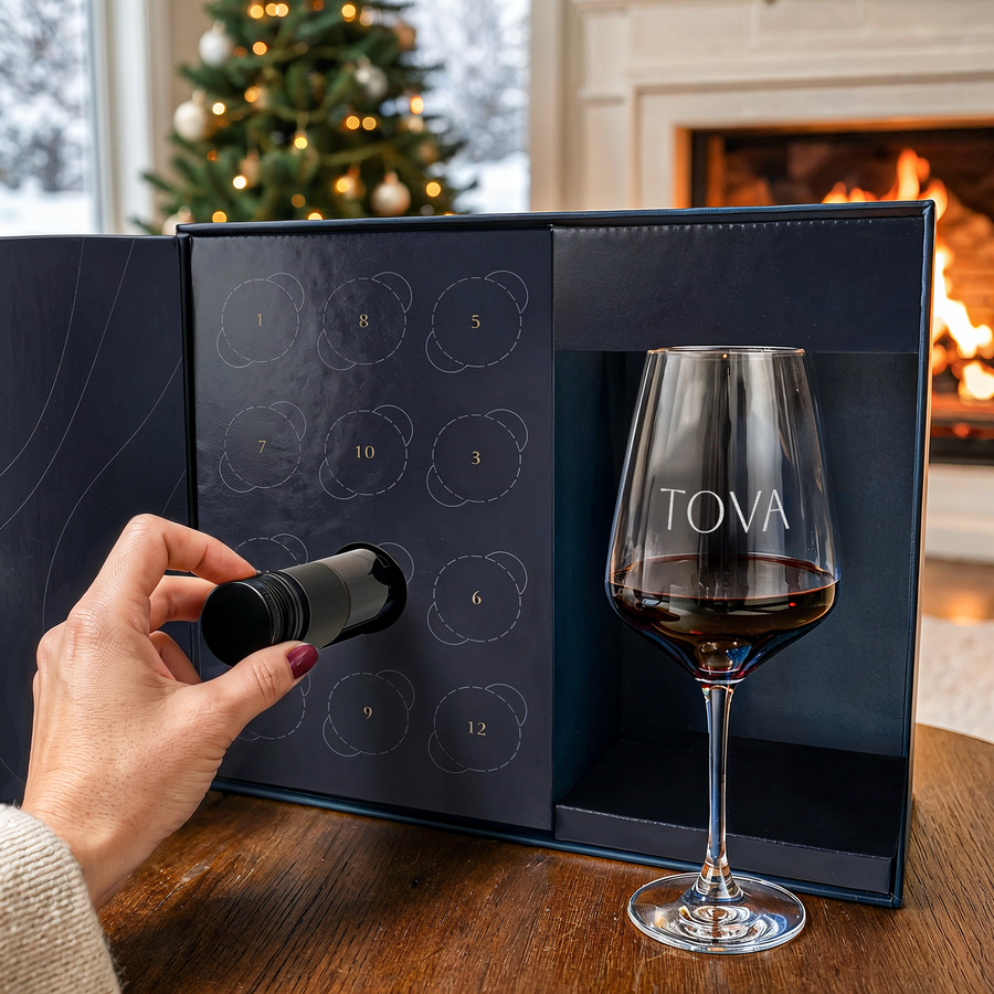 Personlig vinadventskalender | med 12 viner