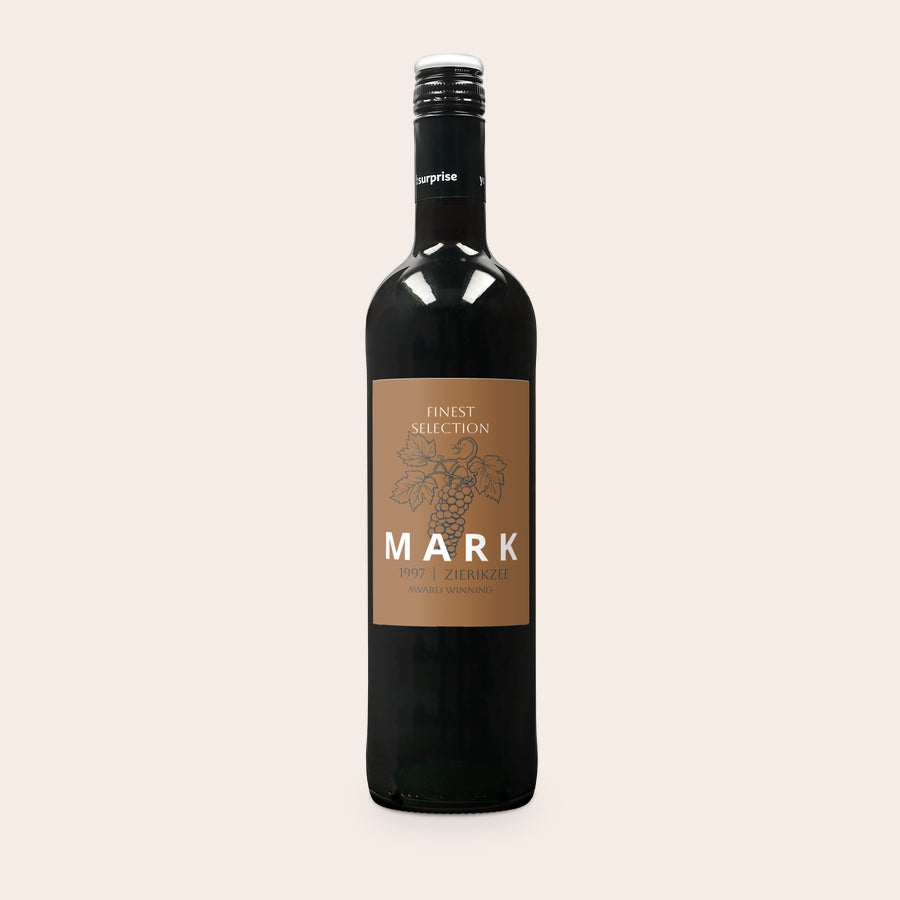 Wijn Maison de la Surprise Merlot personaliseren Wijn Maison de la Surprise Merlot personaliseren