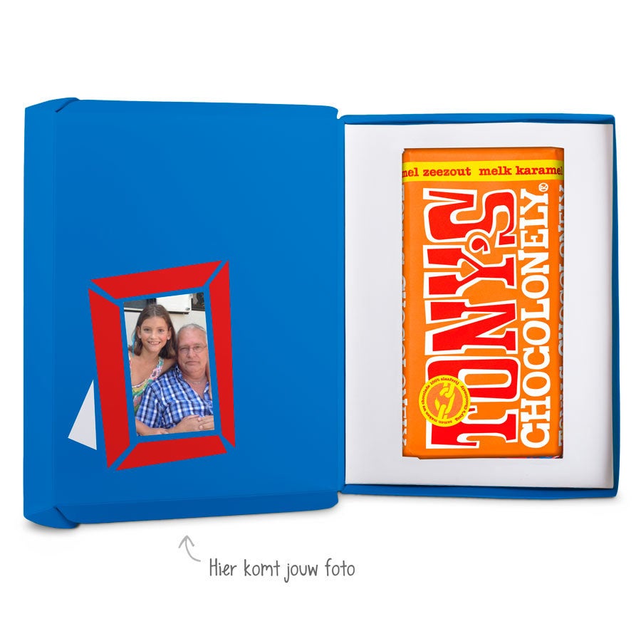 Tony's Chocolonely giftbox - Vaderdag (karamel-zeezout)