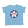 Baby T-Shirt bedrucken- Kurzarm - Babyblau - 50/56