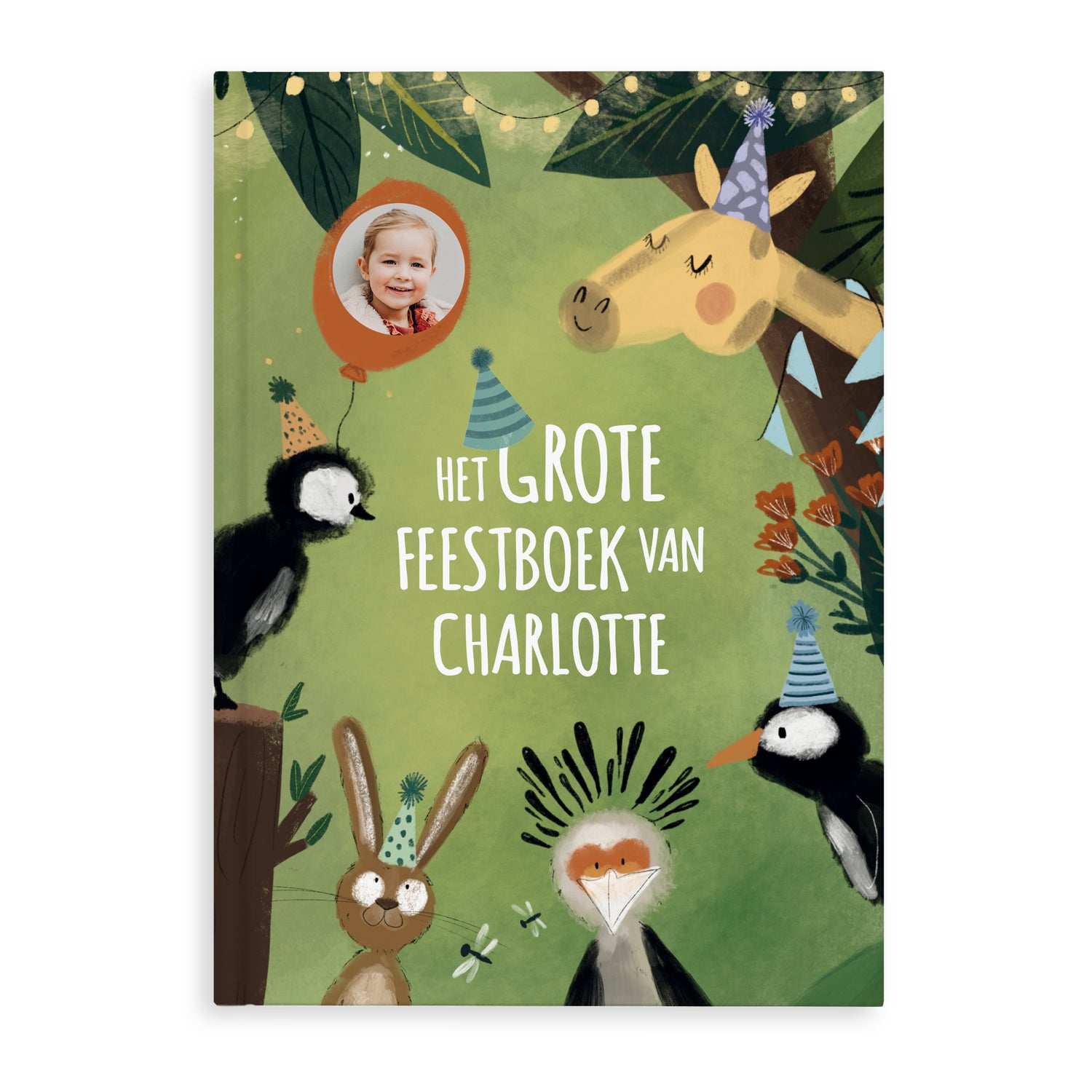Boek met naam - Het grote feestboek - Hardcover