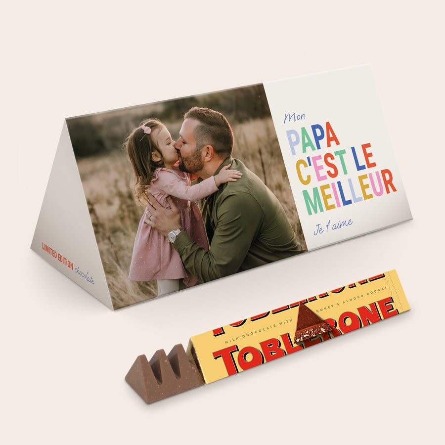 Toblerone personnalisé Toblerone personnalisé