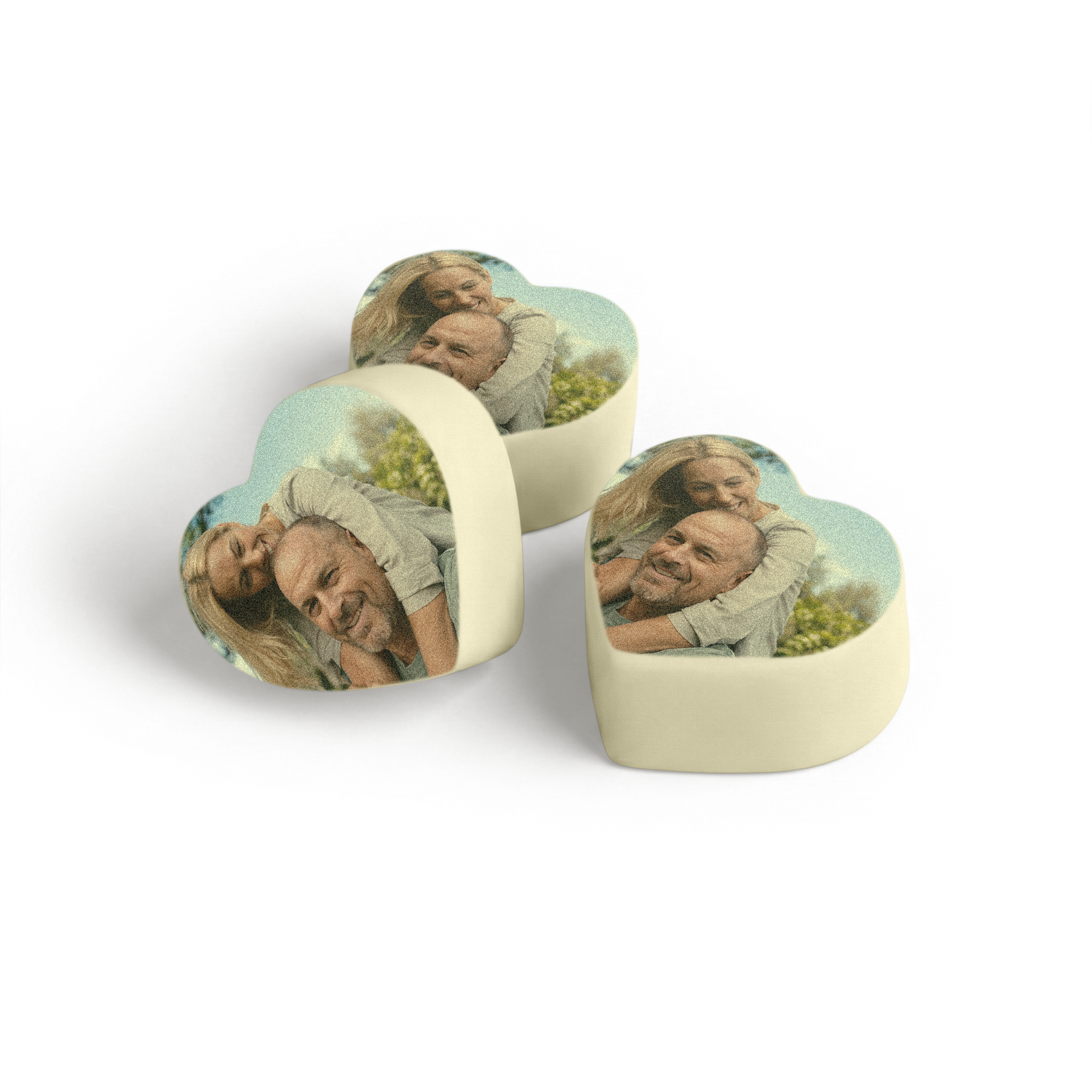 Personalised Photo Chocolates - Hearts