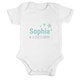 Baby romper - short sleeve - White - 50/56