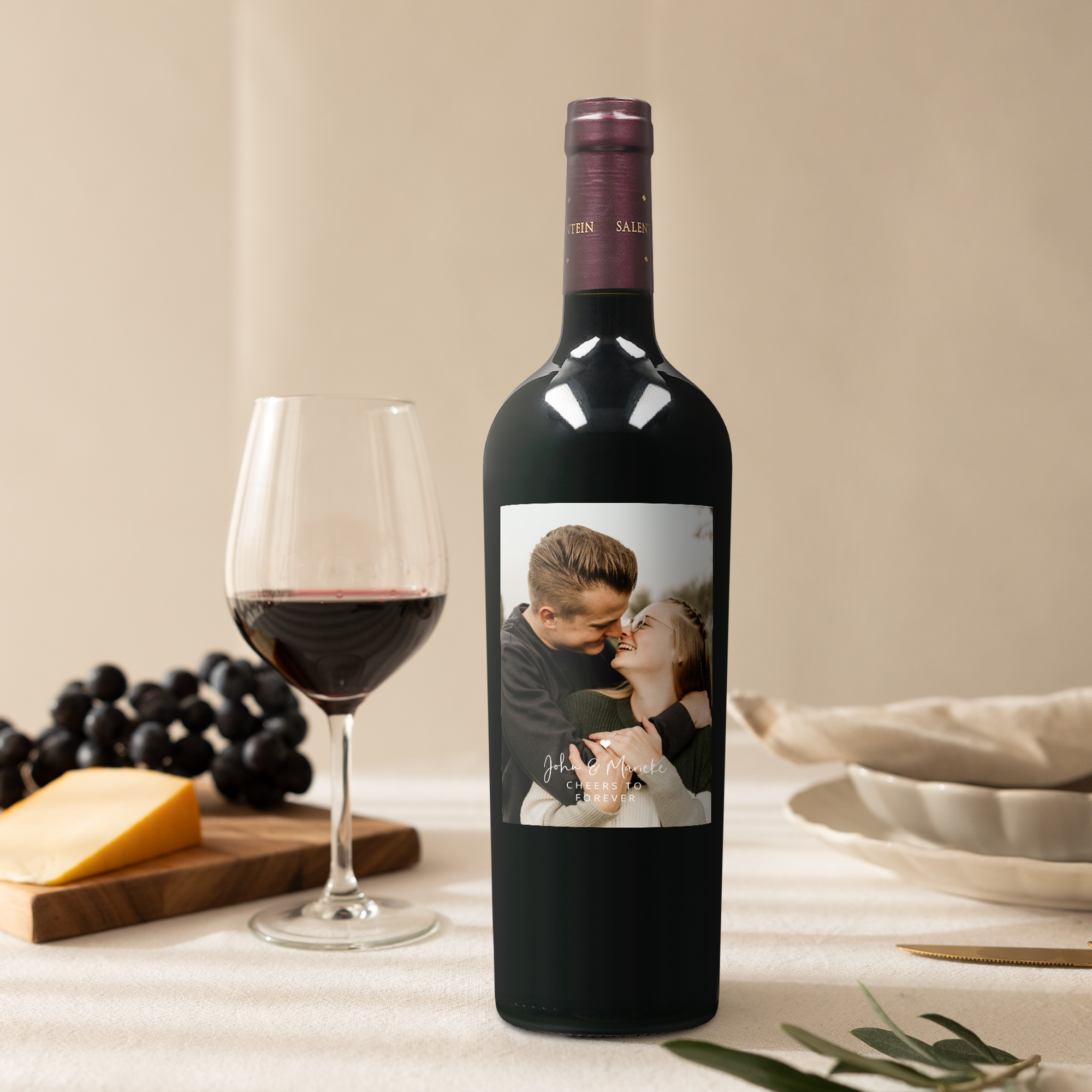 Vin argentin Salentein Merlot - étiquette personnalisée