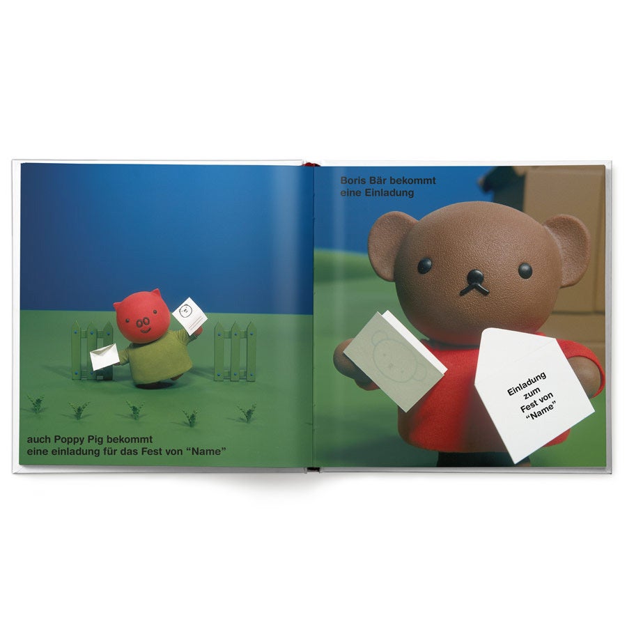 Miffy Geschenkset-Kinderbesteck und Buch mit Namen