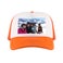 Casquette Trucker - Orange/Blanc 