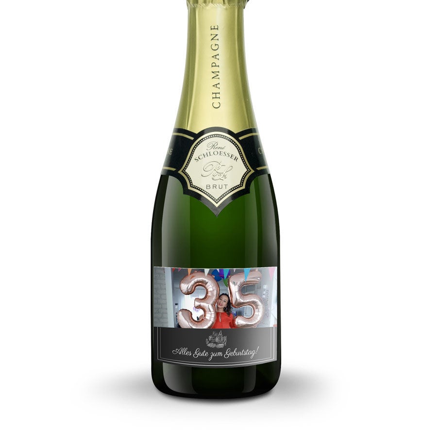 Champagner personalisieren - Rene Schloesser (375ml)