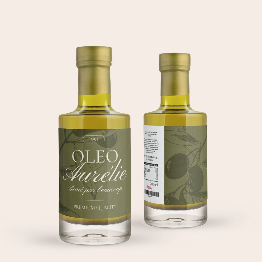 Huile d'olive personnalisée Huile d'olive personnalisée