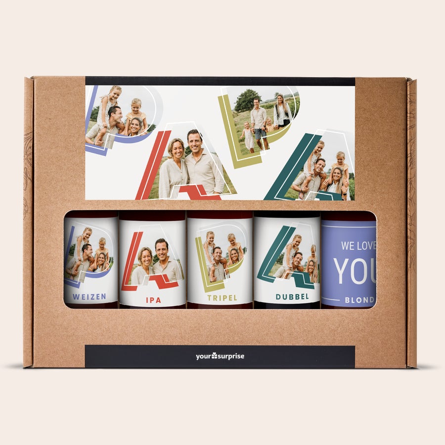 Coffret bières étiquettes personnalisées Coffret bières étiquettes personnalisées