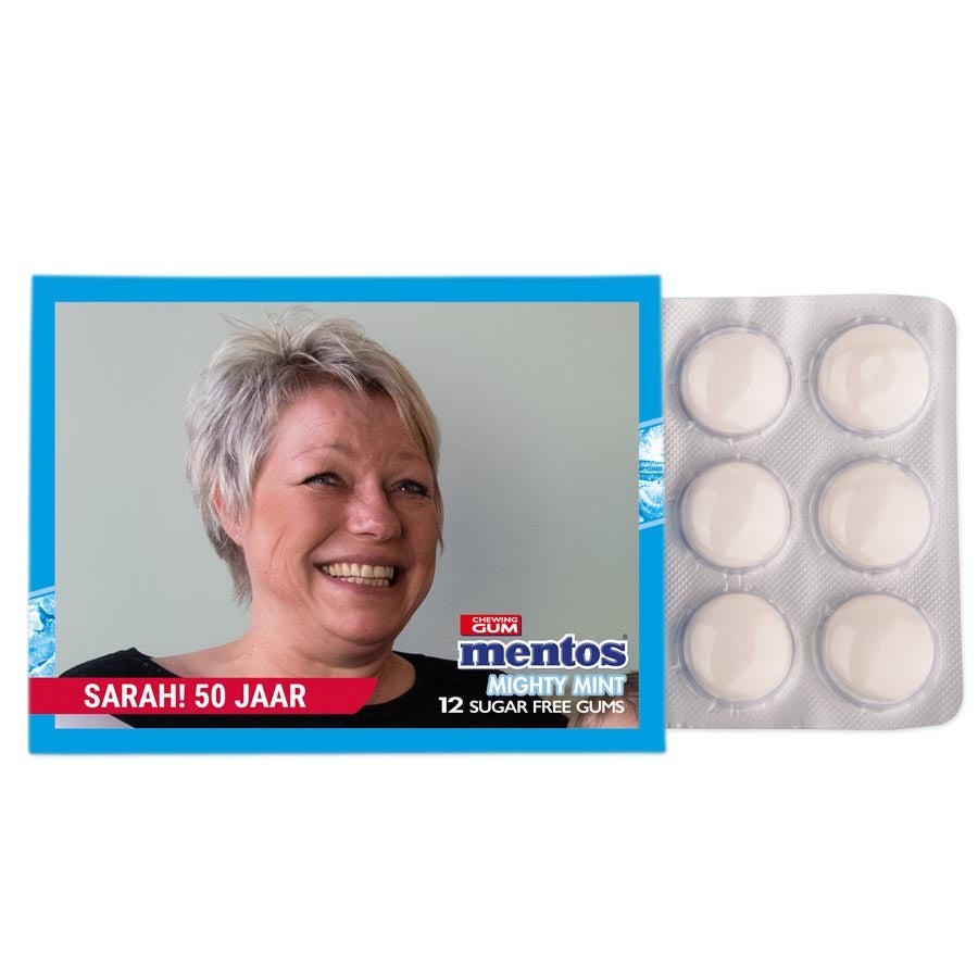 Mentos kauwgompakjes bedrukken - 24 stuks
