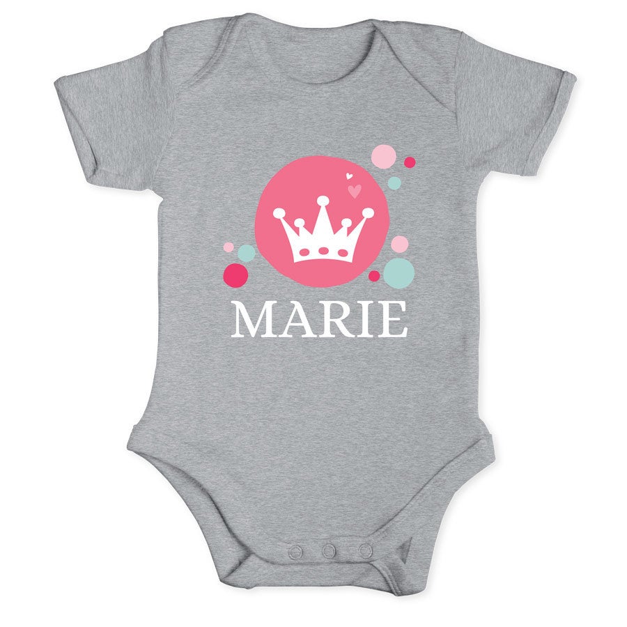 Baby Body selbst gestalten - Grau 62/68