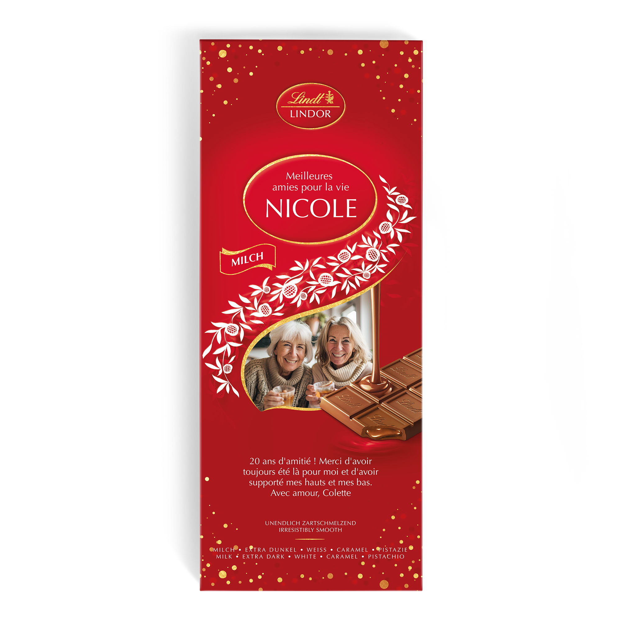 Tablette de chocolat Lindor XL