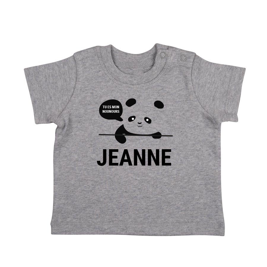 T shirt bébé personnalisé