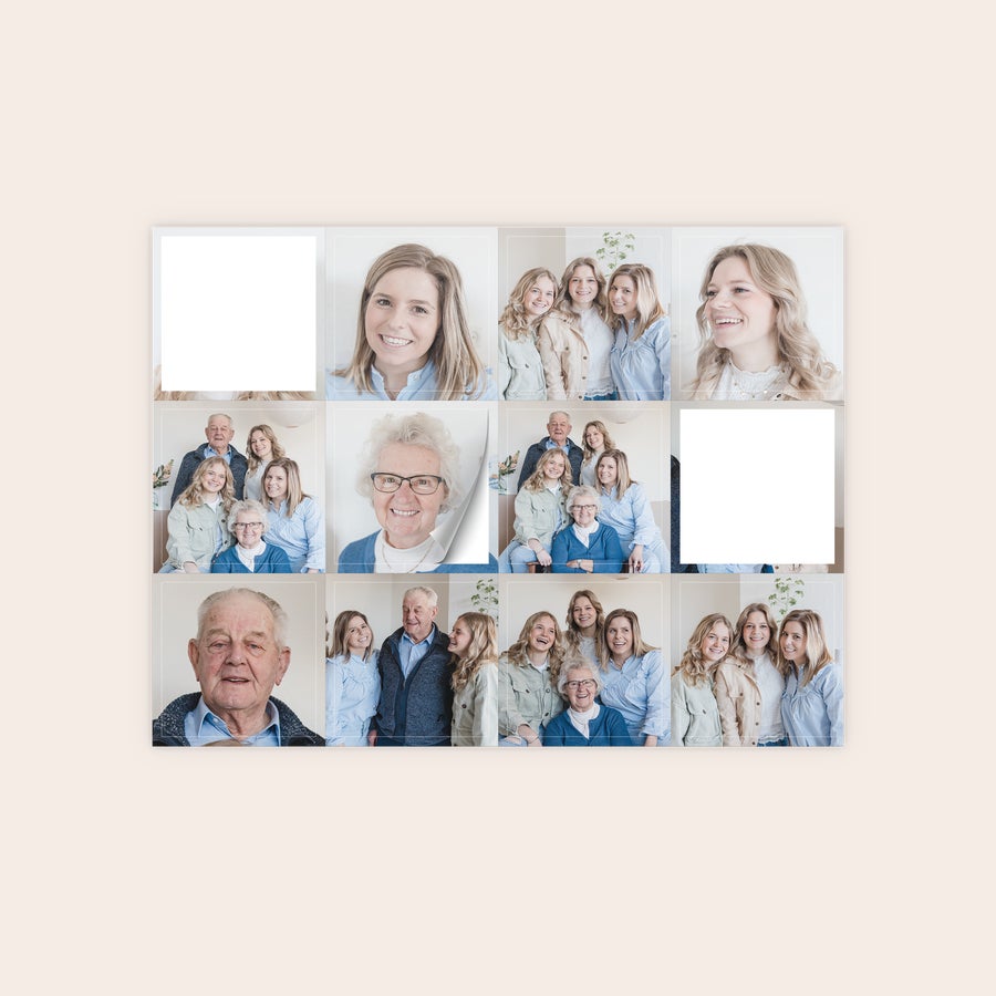 Autocolantes para fotografias Autocolantes personalizados impressos com fotos de família para surpreender-os com o seu design!