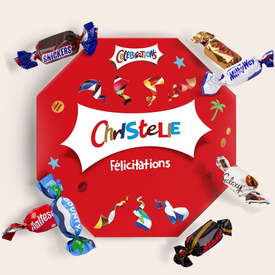 Coffret Celebrations avec inscription du nom Coffret Celebrations avec inscription du nom