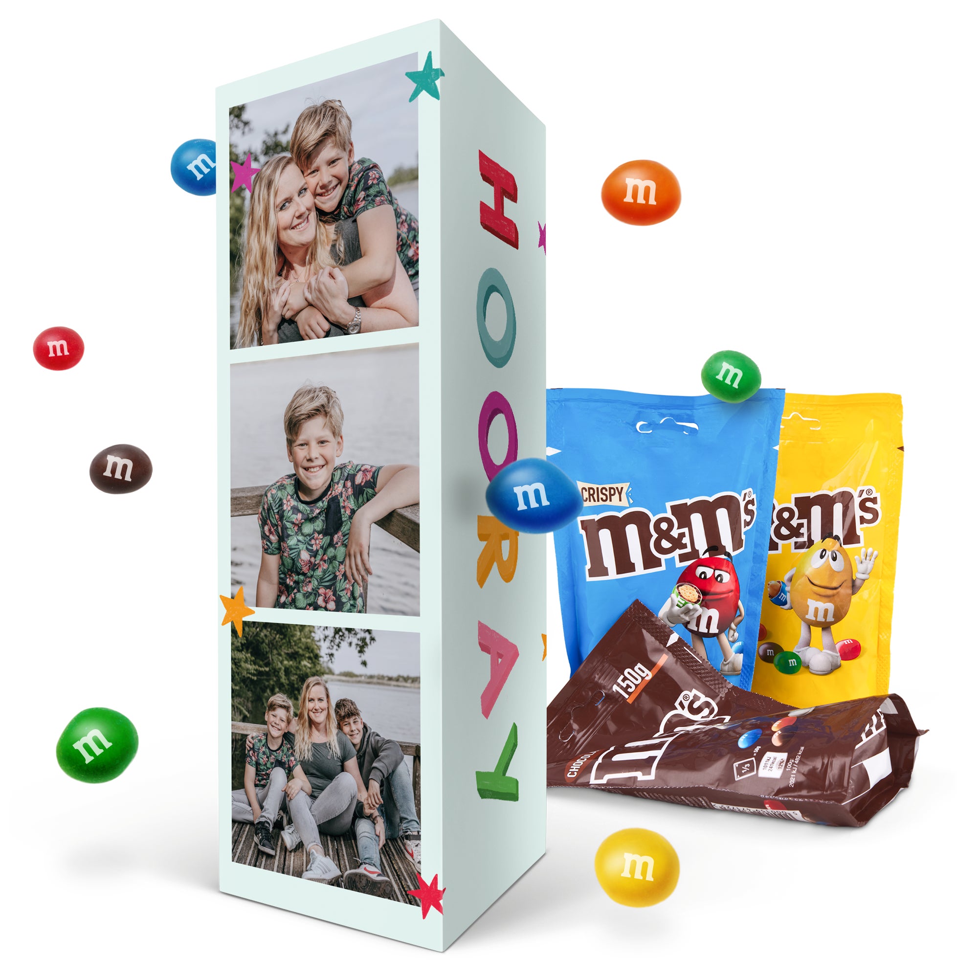 M&M's in personalised gift box
