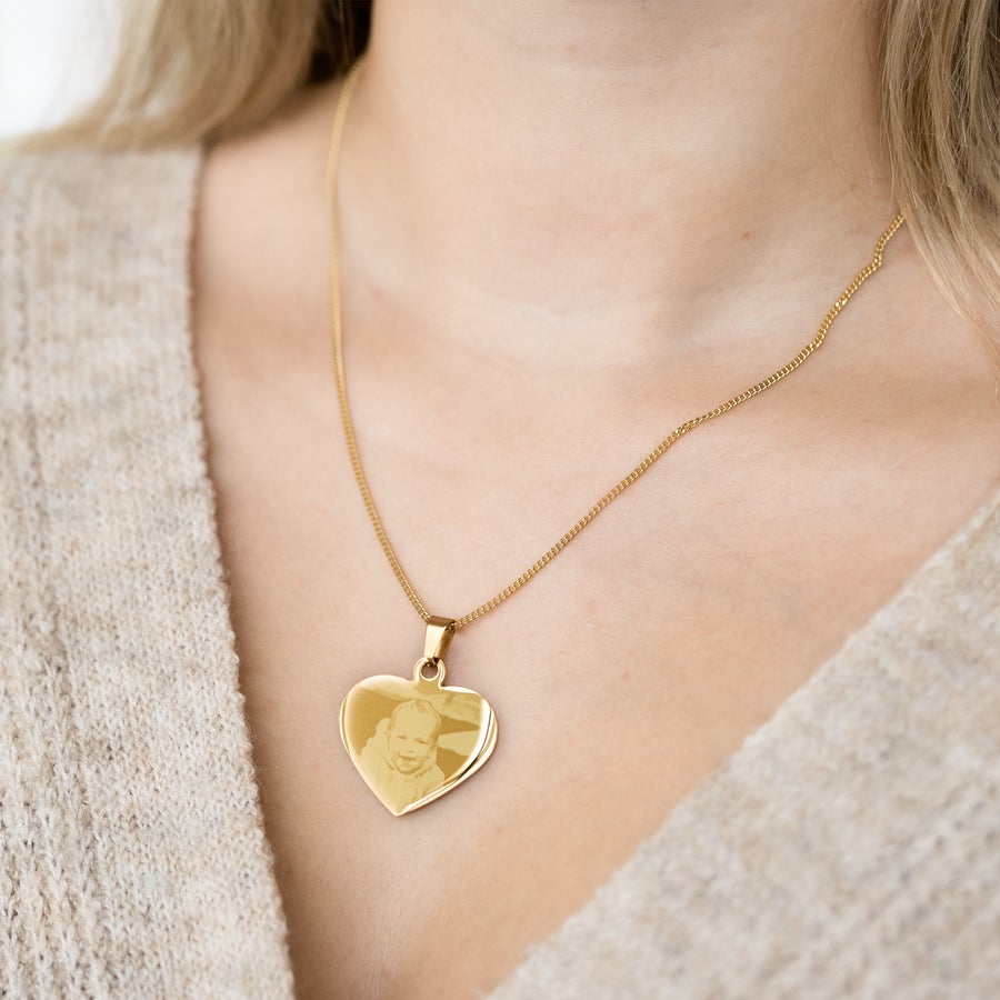 Engraved pendant - Heart Engraved pendant - Heart