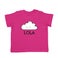 T-shirt bébé personnalisé - Manches courtes - Fuchsia - 62/68