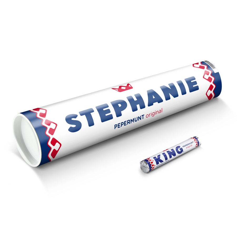 Personalised XXL KING peppermint tube