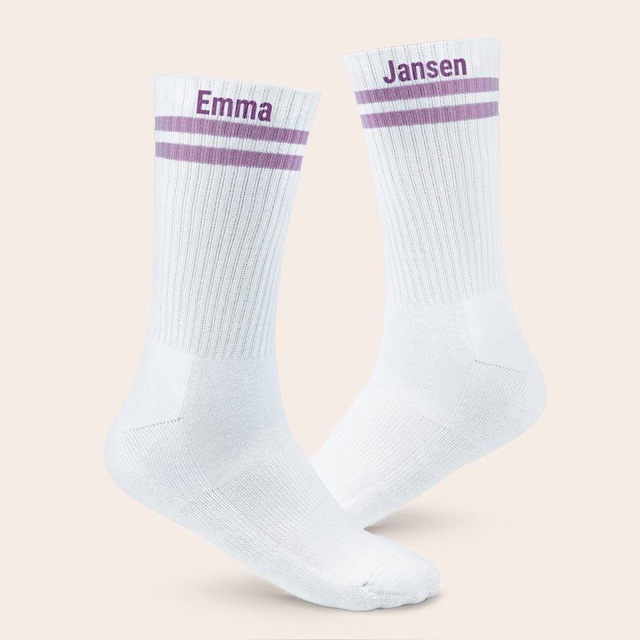 Sportsokken met naam Sportsokken met naam