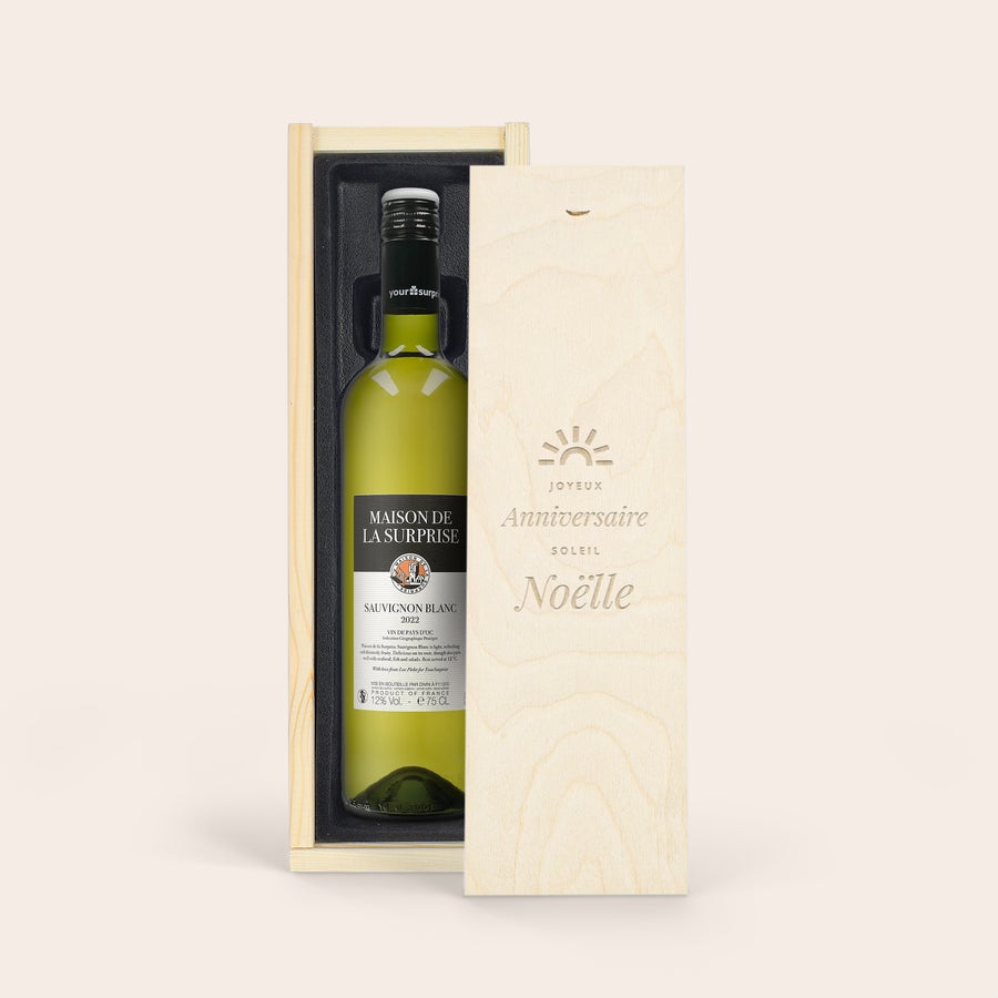Vin personnalisé - Maison de la Surprise - Sauvignon Blanc Vin personnalisé - Maison de la Surprise - Sauvignon Blanc