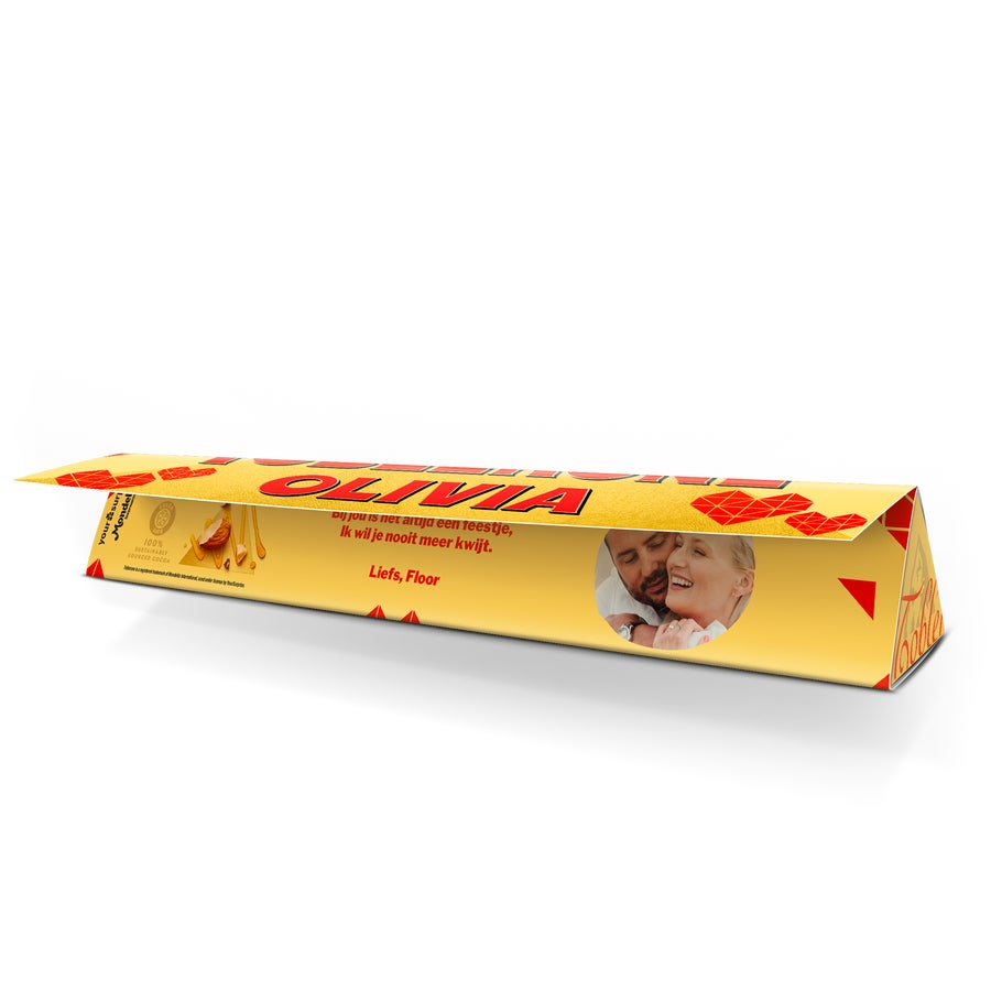 Personalised Toblerone Chocolate Bar - Love