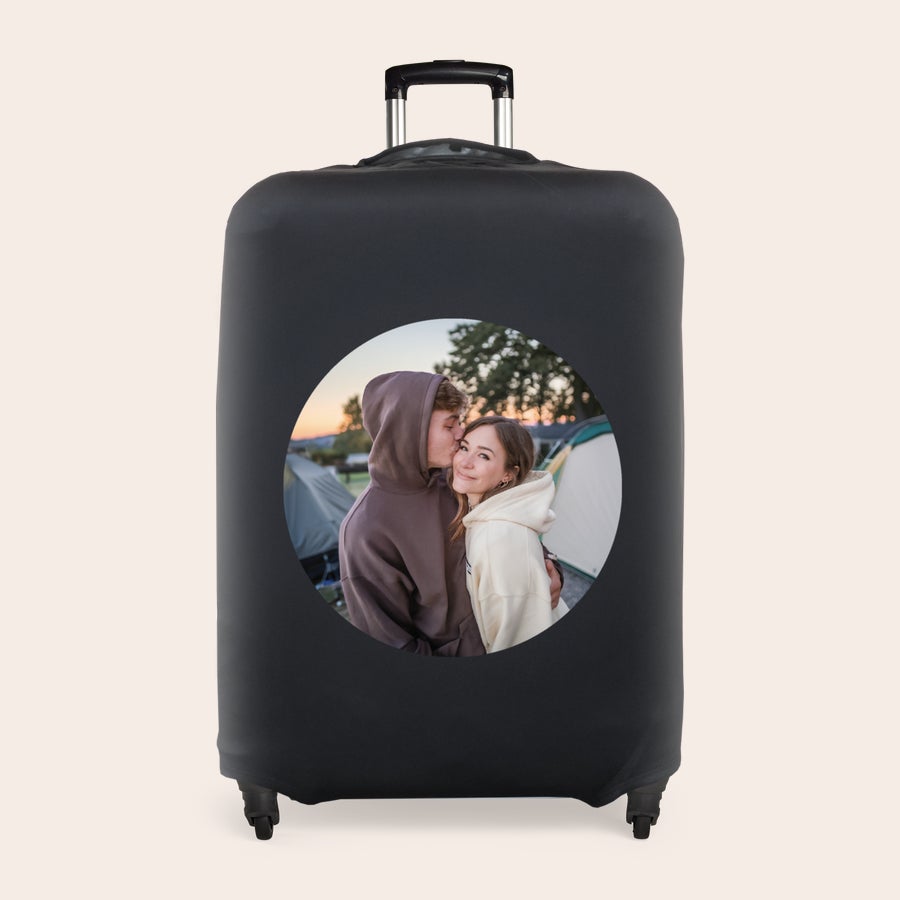 Personalised suitcase cover Personalised suitcase cover