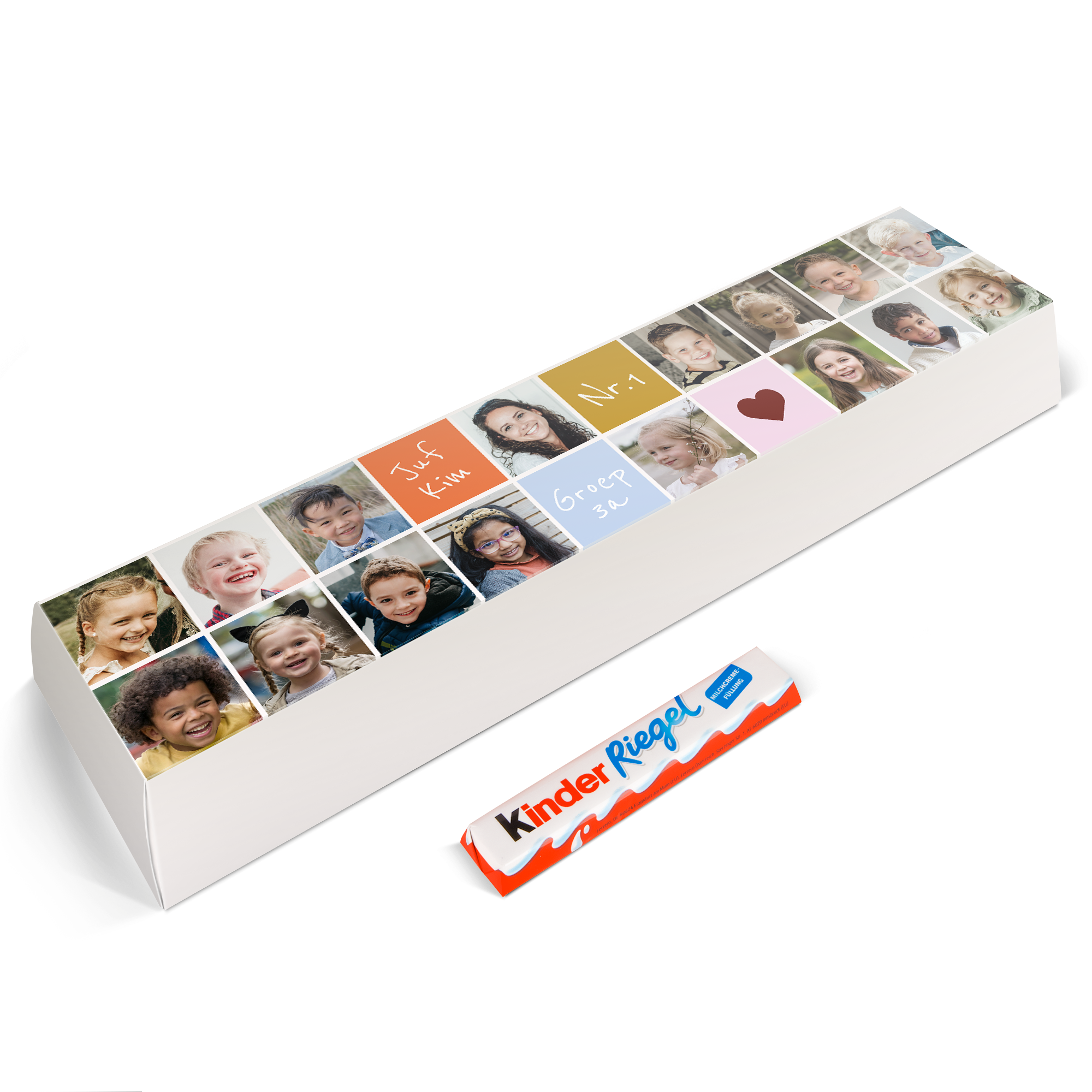 Mega kinder reep met naam