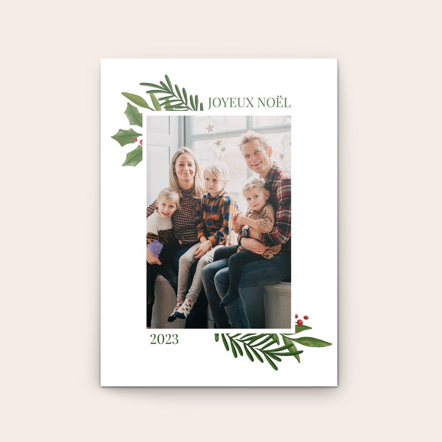 Carte de Noël personnalisée Carte de Noël personnalisée