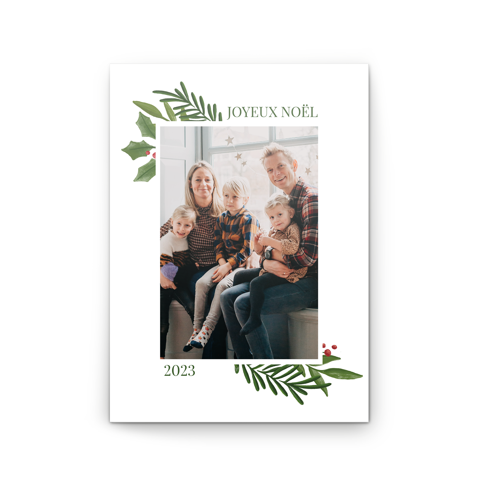 Carte de Noël personnalisée