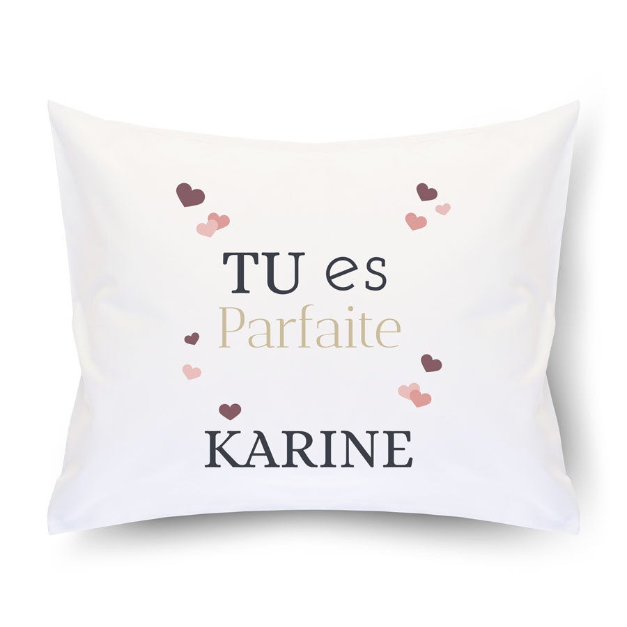 Coussin d'amour personnalisé