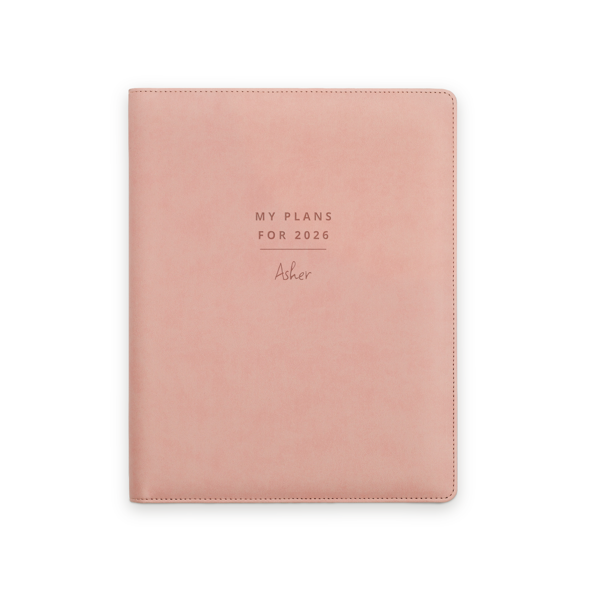 Estuche de piel vegana personalizado para libreta