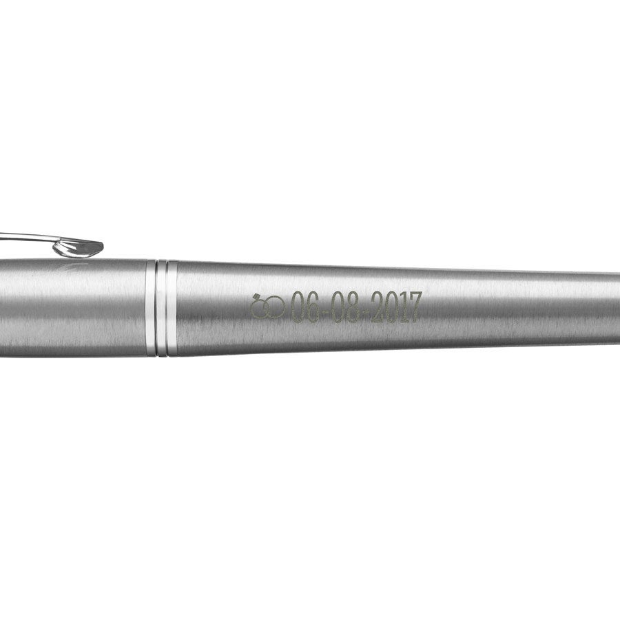 Personalised fountain pen - Parker - Urban - Silver - Right-handed