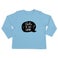 Baby shirt bedrukken - Lange mouw - Babyblauw - 62/68