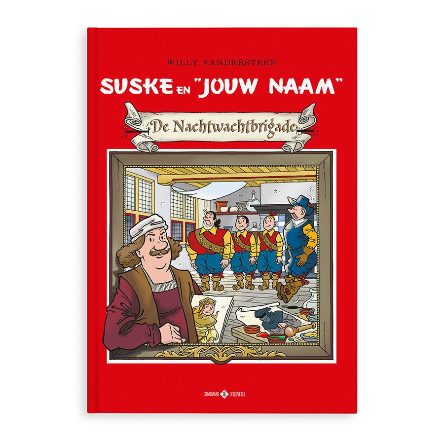 Persoonlijk stripboek - Suske en Wiske 'De Nachtwachtbrigade' (Softcover)