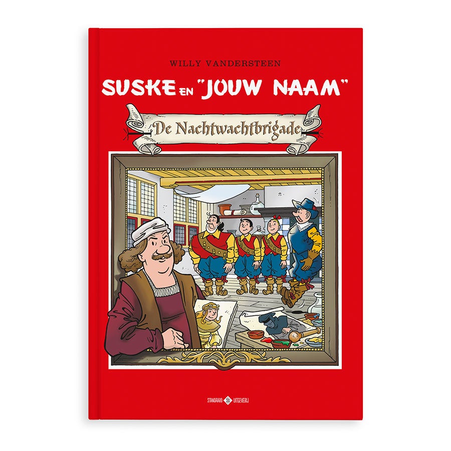 Persoonlijk stripboek - Suske en Wiske 'De Nachtwachtbrigade' (Hardcover)
