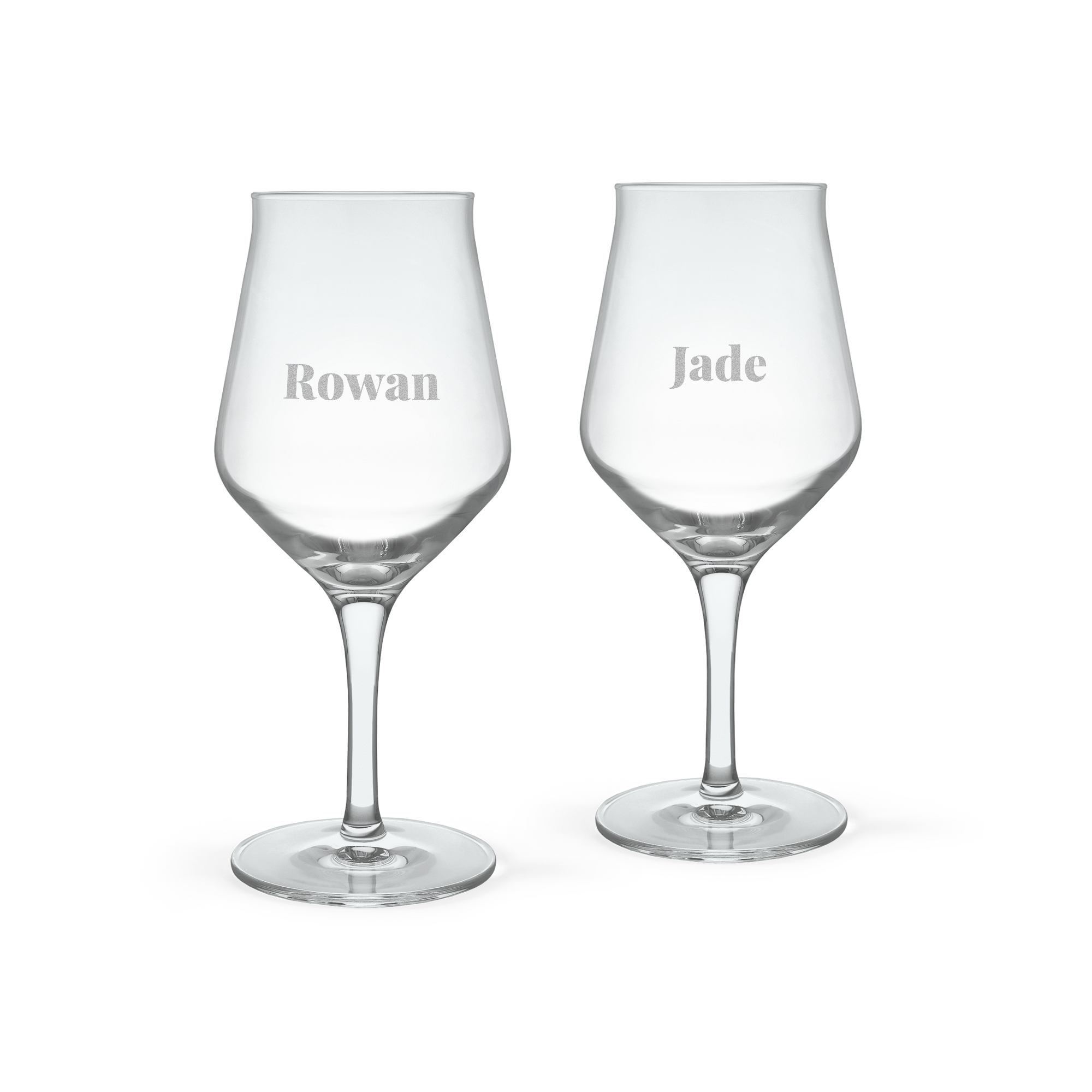 Engraved craft beer glass
