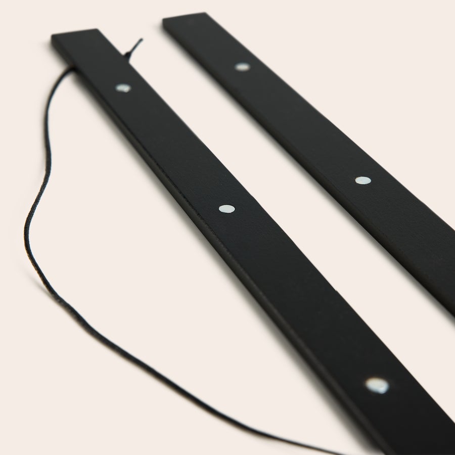 Póster personalizado com suporte Cabide de madeira de carvalho para emoldurar o seu póster personalizado, com corda preta para pendurar facilmente