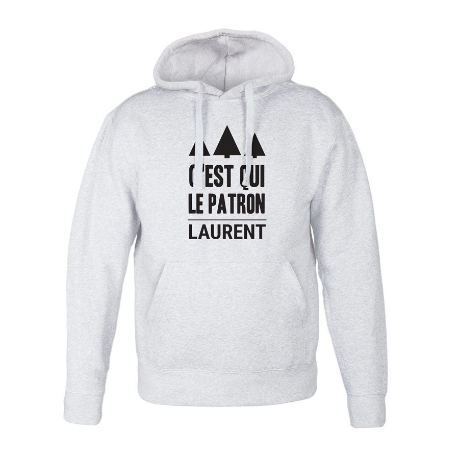 Sweat à capuche homme personnalisé