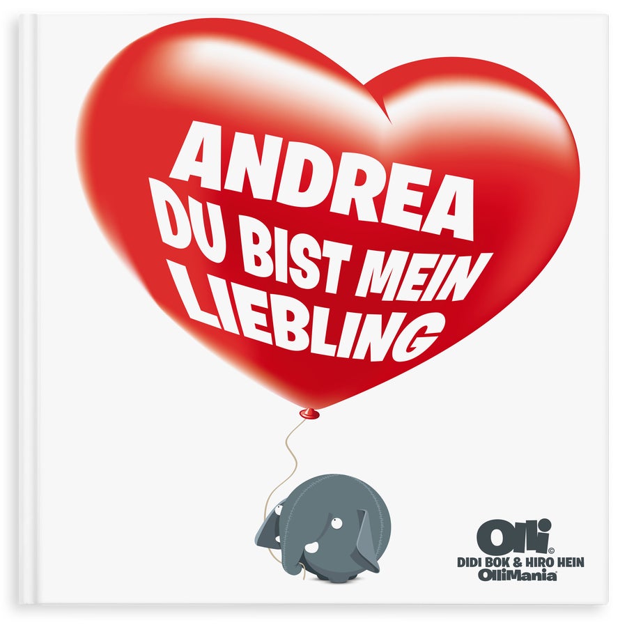 Personalisiertes Buch - Du bist mein Valentin/Liebling - XXL – Hardcover