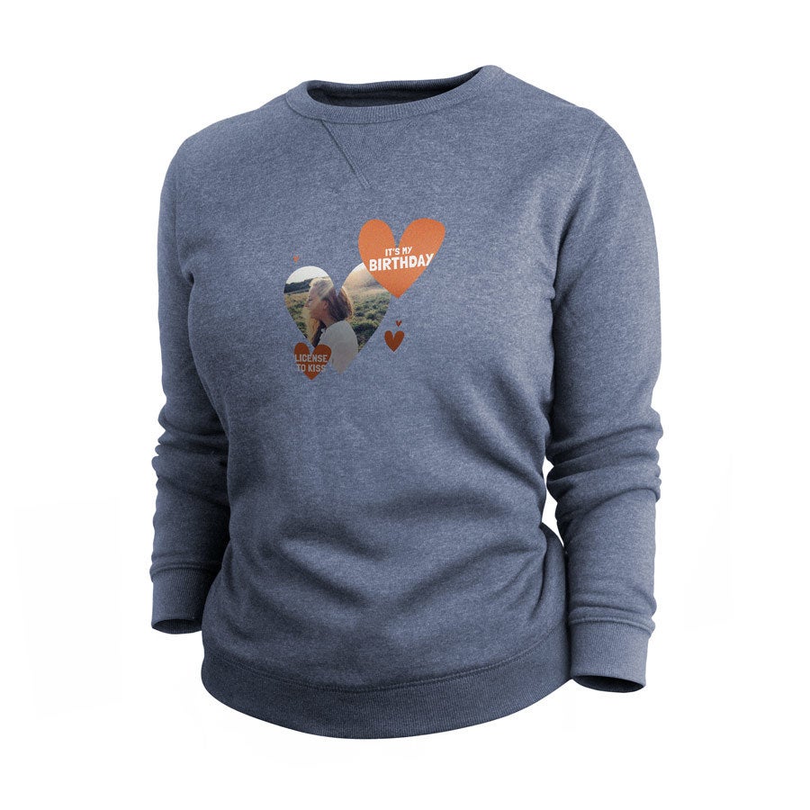 Personalised sweater - Women - Indigo - M